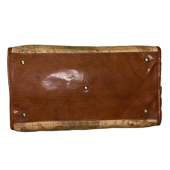 The Columbus Collection by Bagoda Vintage Map Carry On Duffle Bag Set “The Nina” - Picture 7 of 13